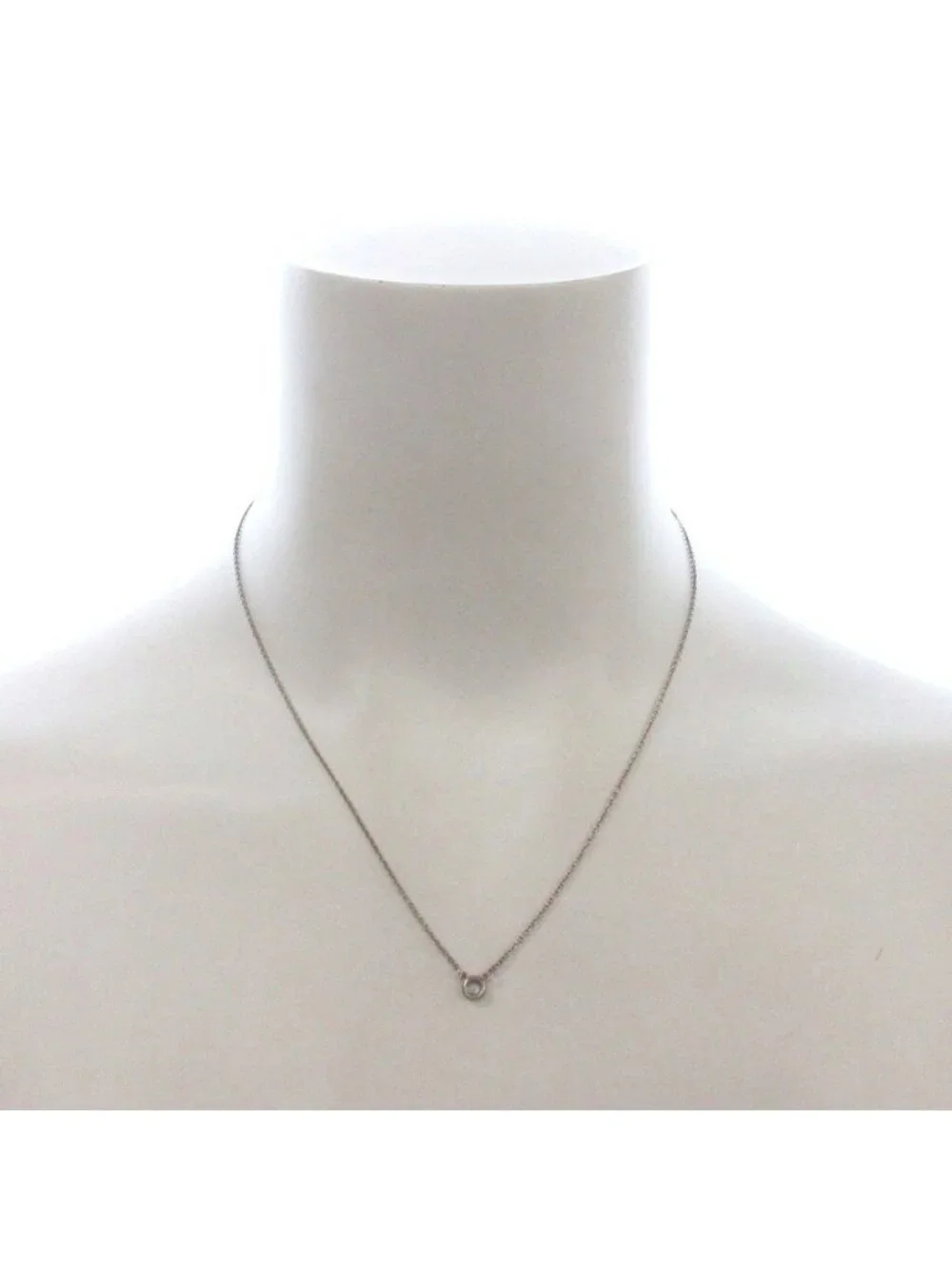 Tiffany & Co by the Yard Aquamarine Necklace Silver